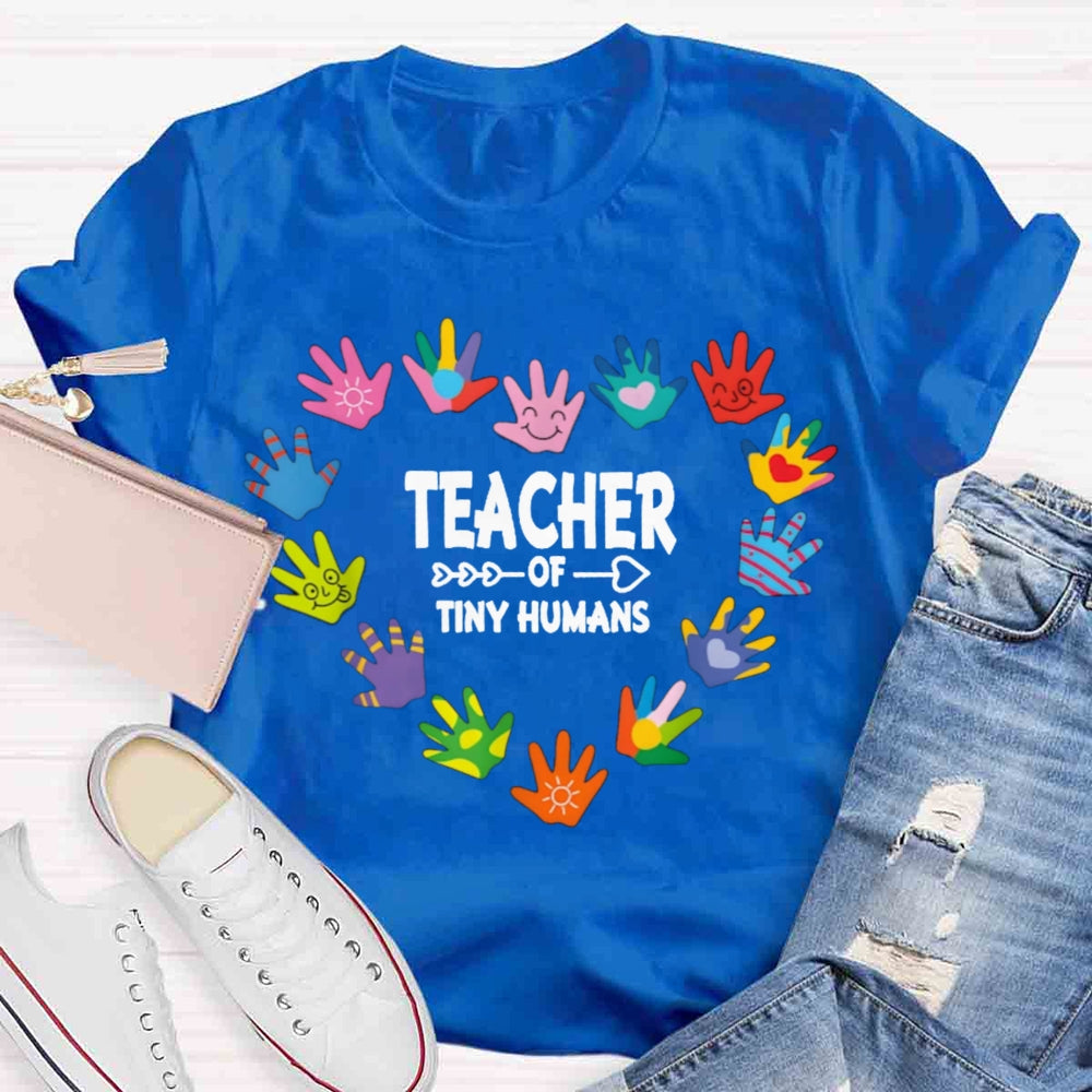 Teacher of Tiny Humans Kindergarten Preschool T-shirt