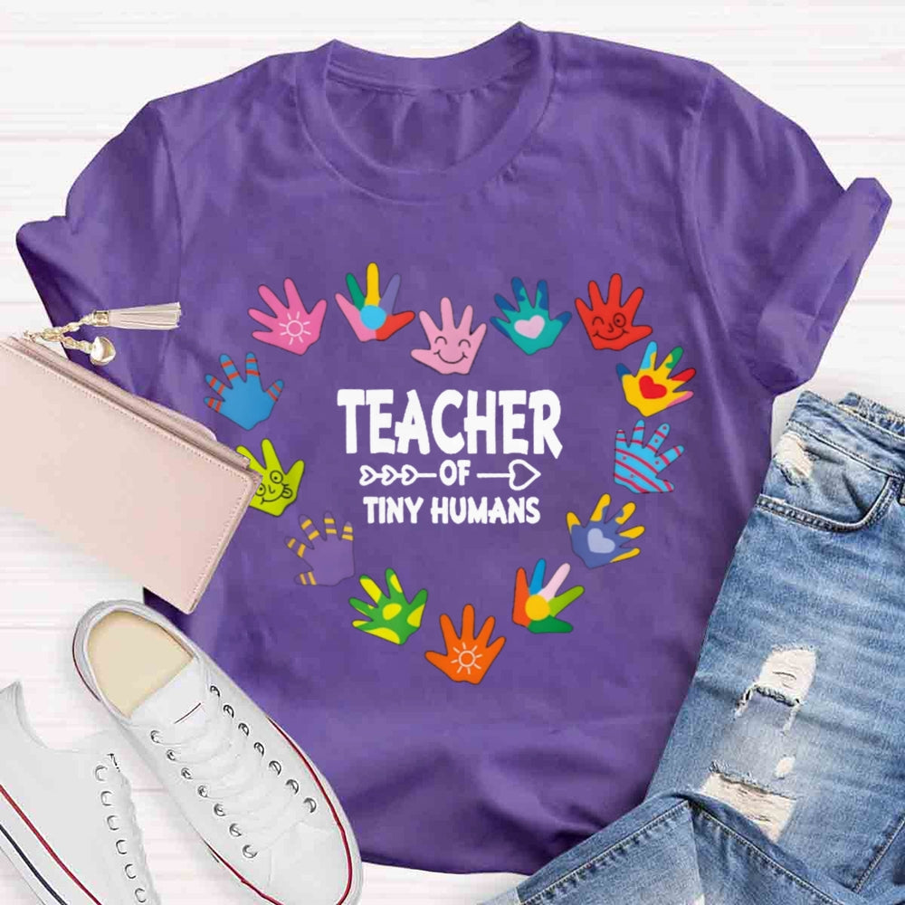 Teacher of Tiny Humans Kindergarten Preschool T-shirt