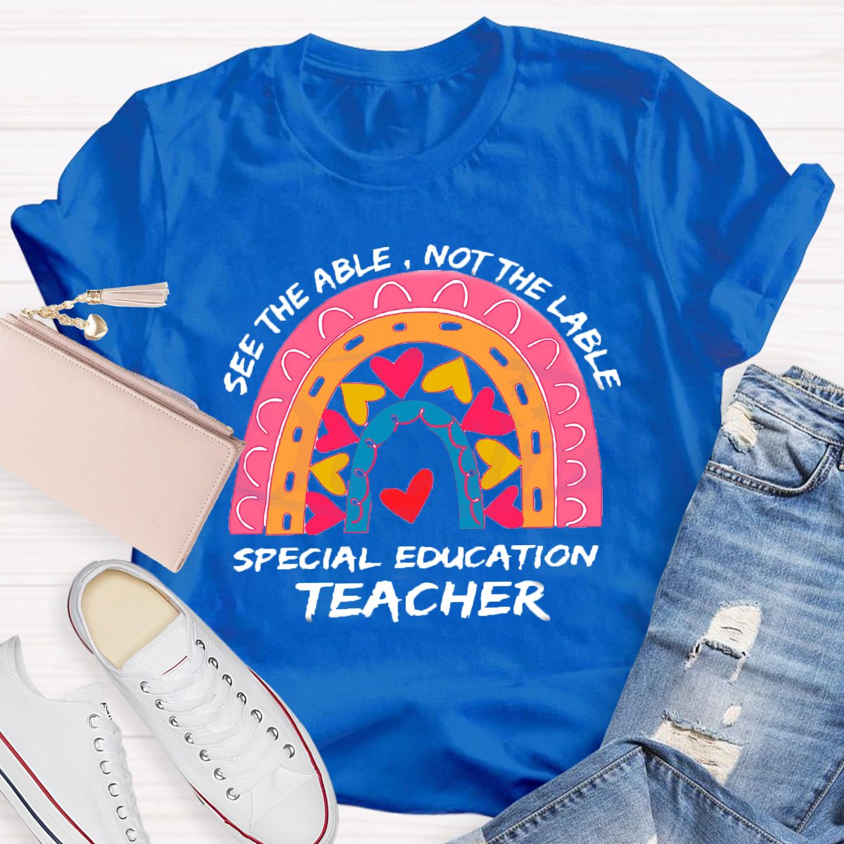See The Able Not the Lable Special Education Teacher T-Shirt