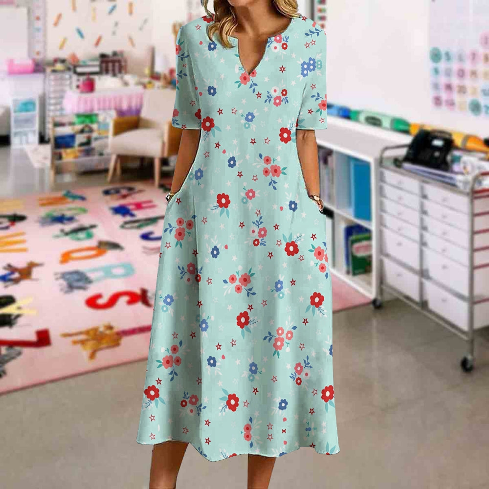 Enjoy Your Summer Break Boho Dress