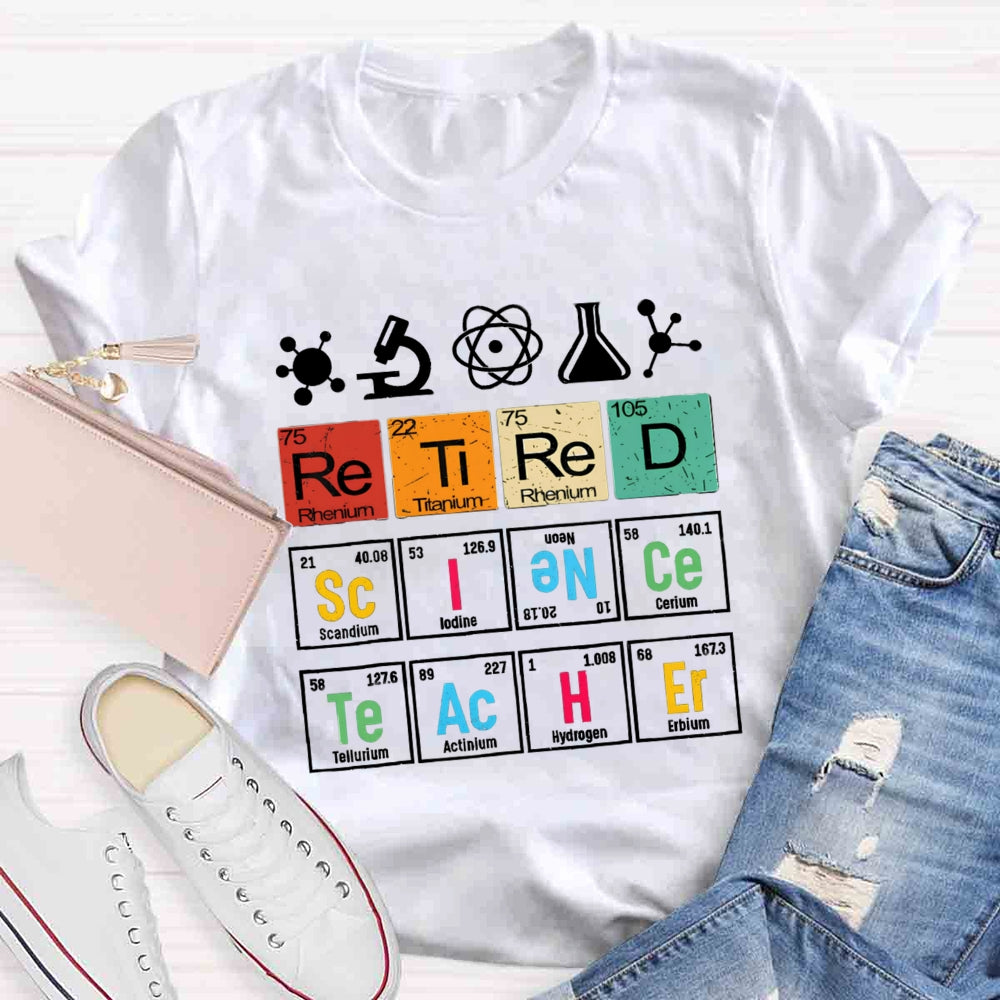 Retired Science Teacher T-shirt