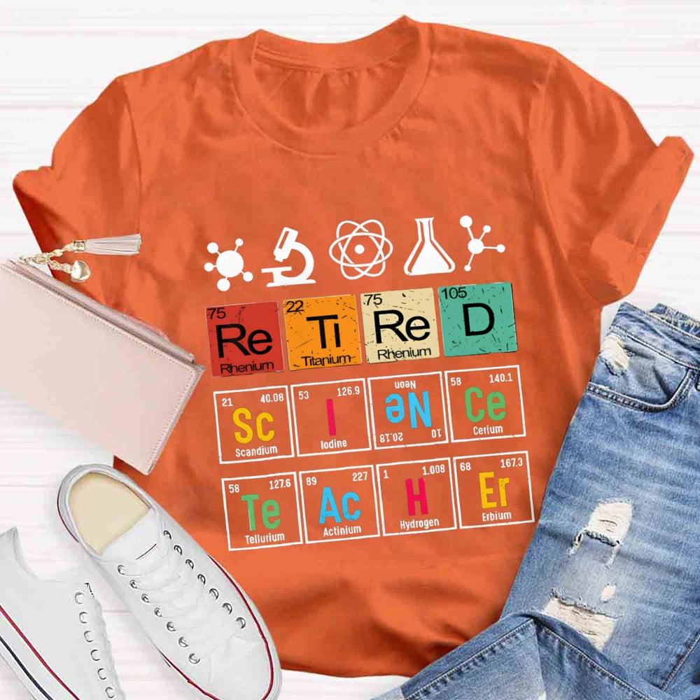 Retired Science Teacher T-shirt