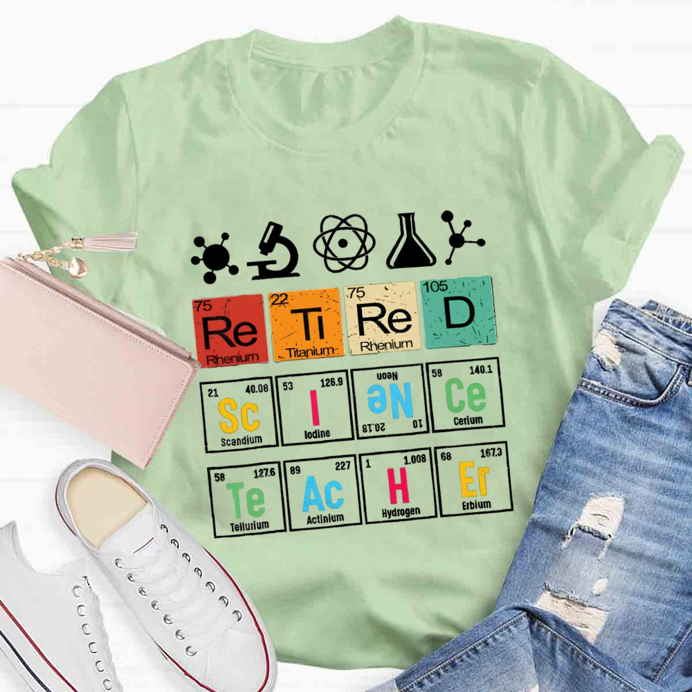 Retired Science Teacher T-shirt
