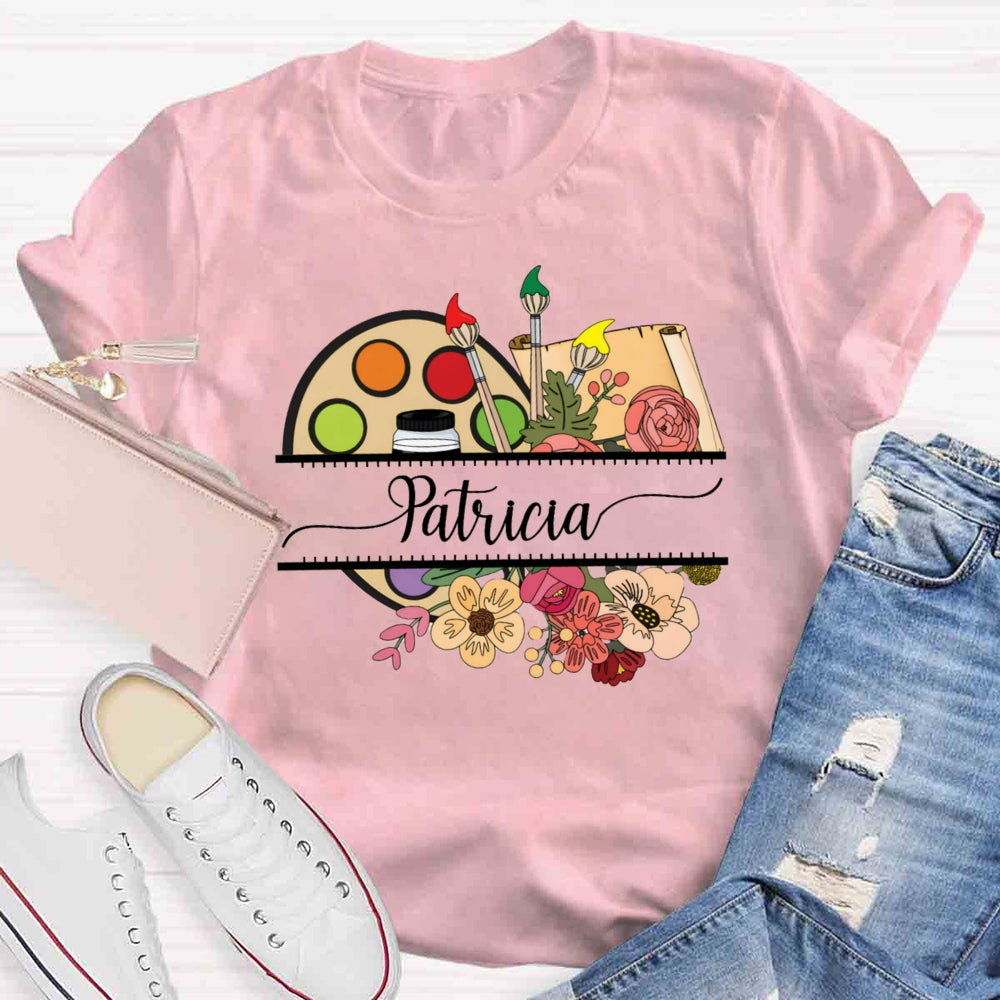 Personalized Name Beautiful And Elegant As Always Teacher T-shirt