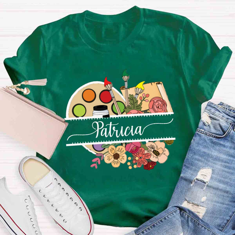 Personalized Name Beautiful And Elegant As Always Teacher T-shirt