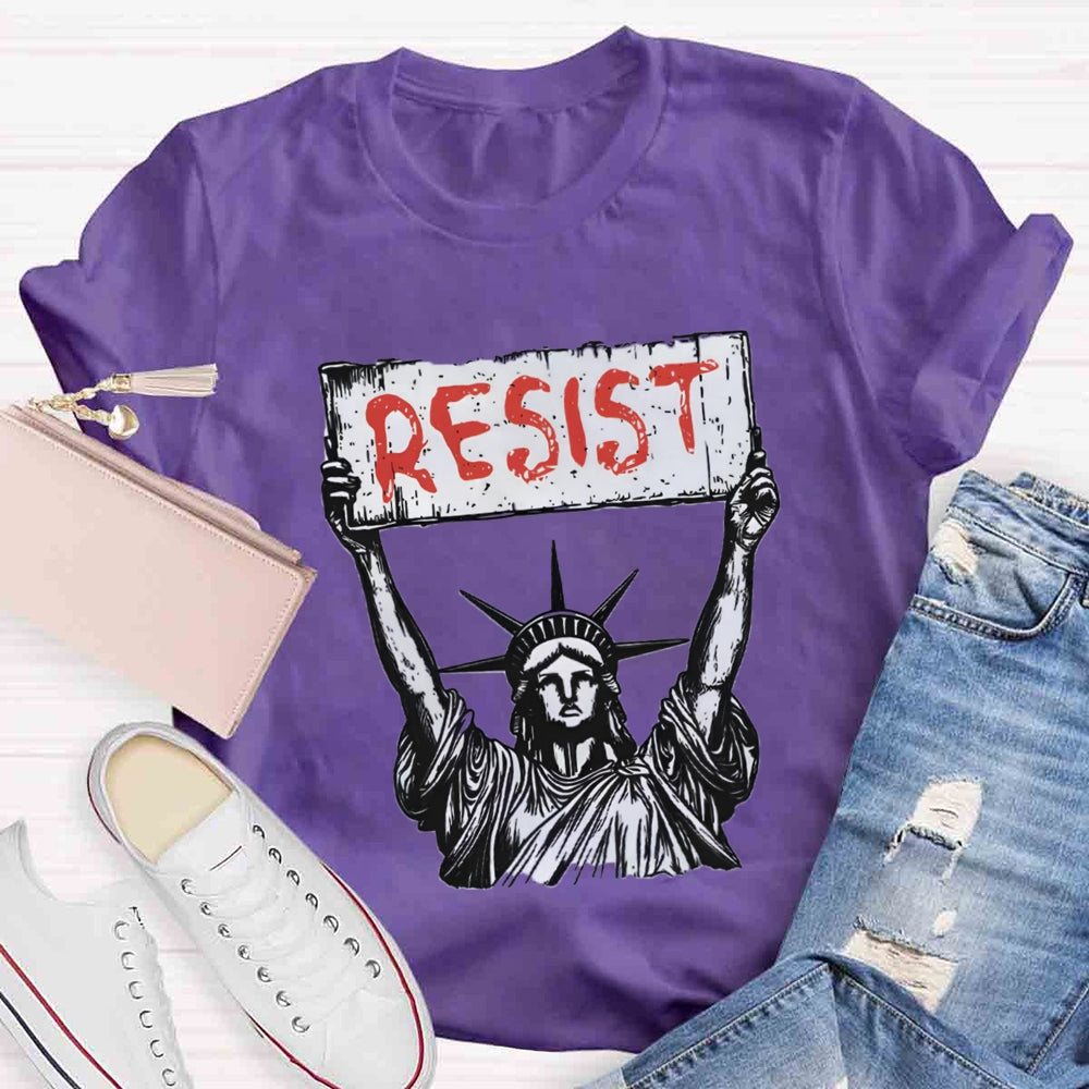 Statue Of Liberty Resist T-Shirt
