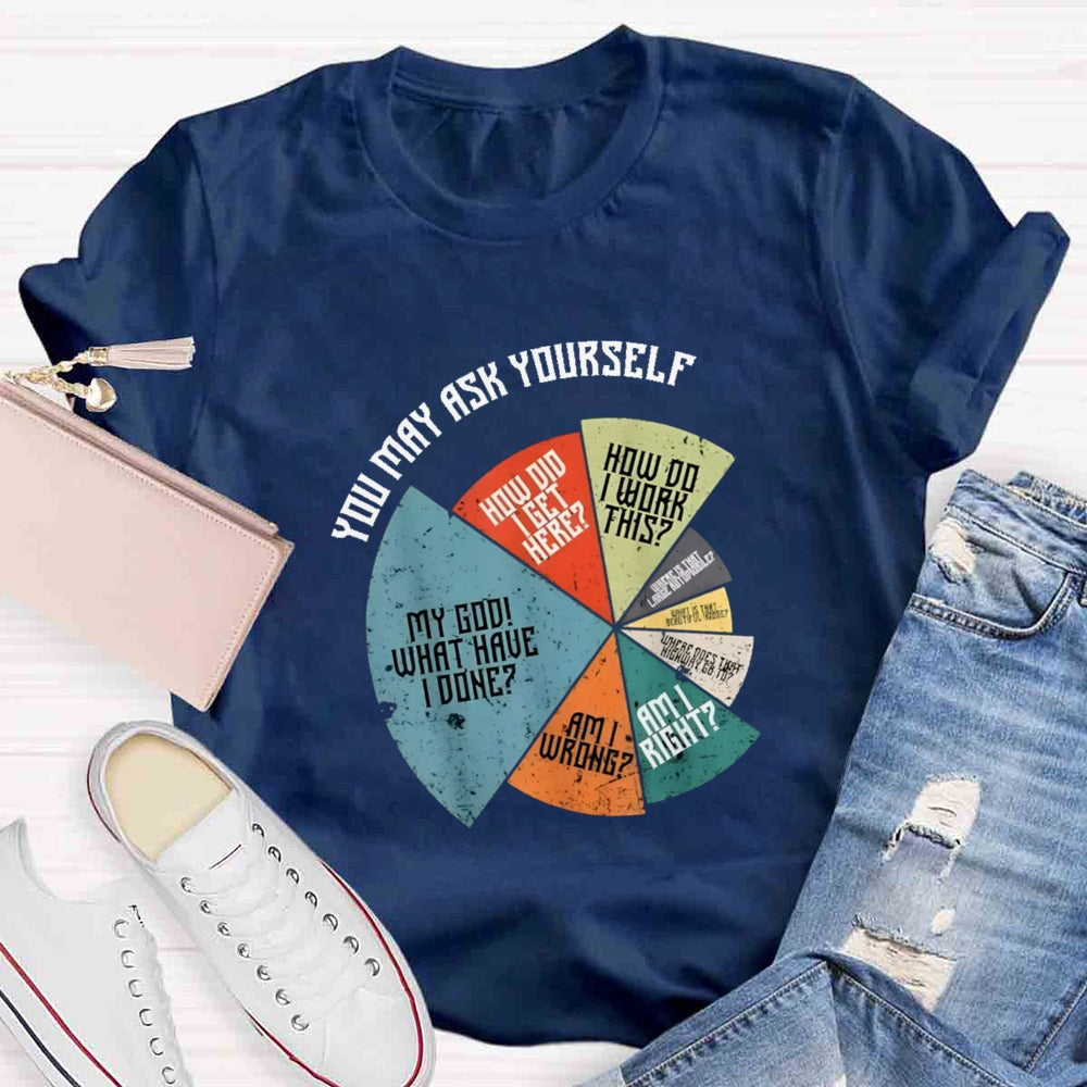 You May Ask Yourself Teacher T-Shirt