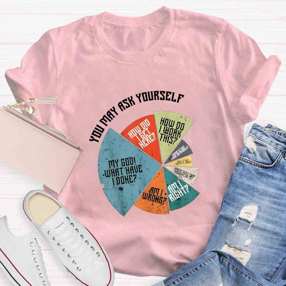 You May Ask Yourself Teacher T-Shirt