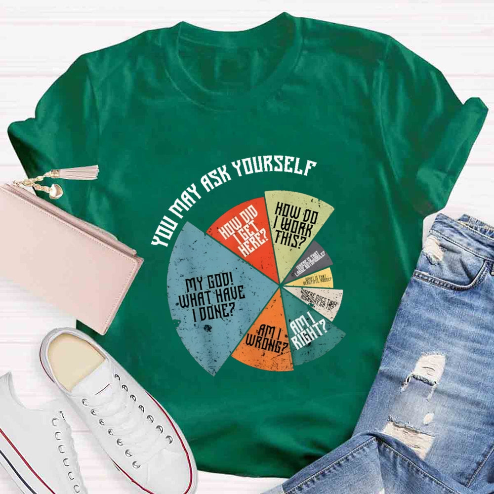 You May Ask Yourself Teacher T-Shirt