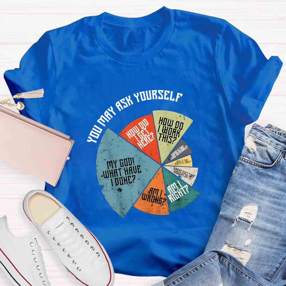 You May Ask Yourself Teacher T-Shirt