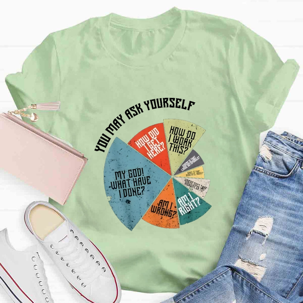 You May Ask Yourself Teacher T-Shirt