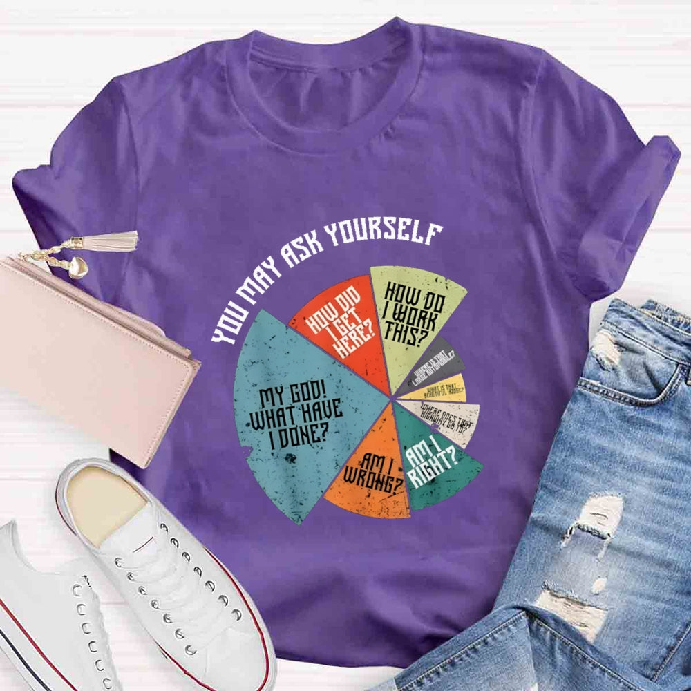 You May Ask Yourself Teacher T-Shirt