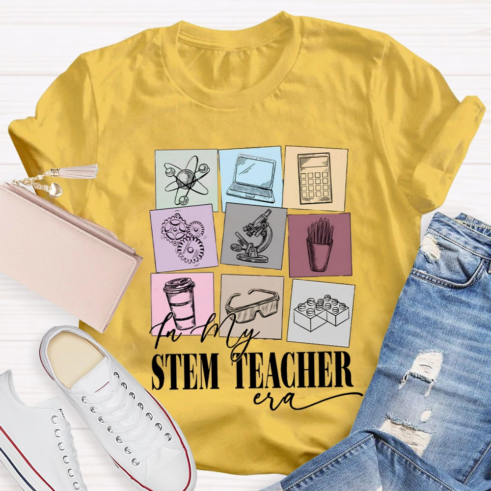 Stem Teacher Computer Calculator Microscope T-shirt