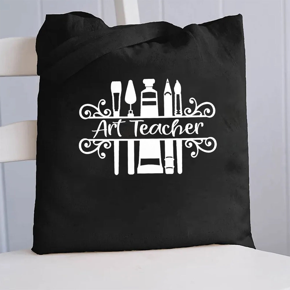 Art Teacher Canvas Tote Bag