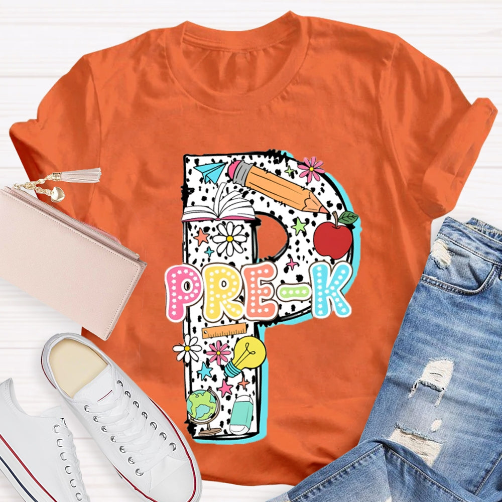 Personalized Grade Back to School T-Shirt