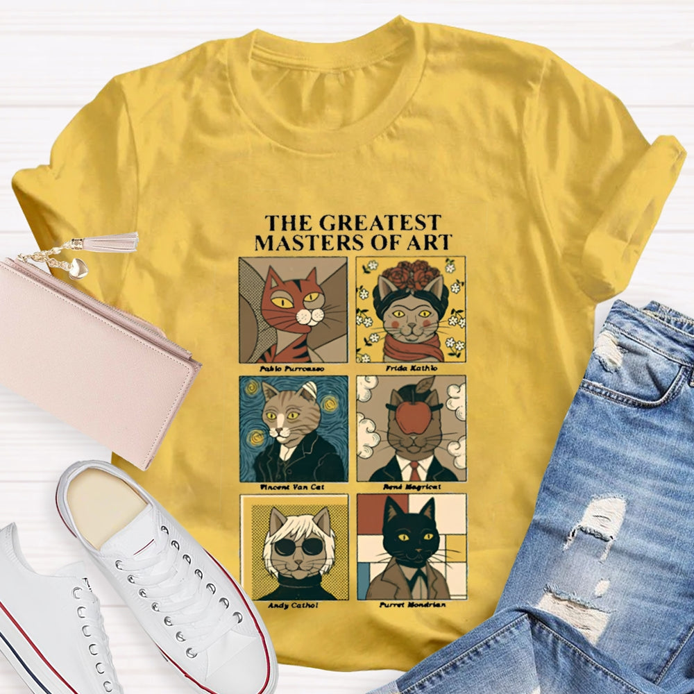 The Greatest Masters Of Art Teacher Shirt