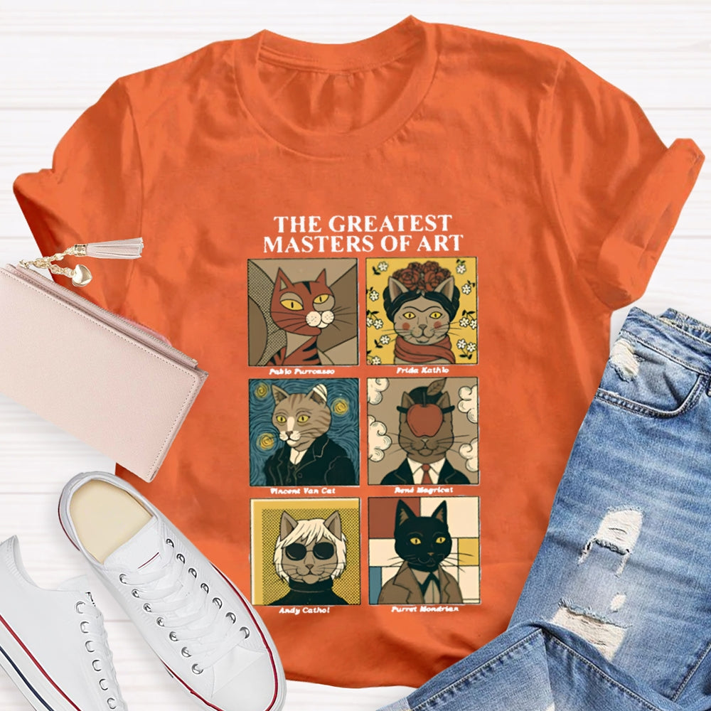 The Greatest Masters Of Art Teacher Shirt