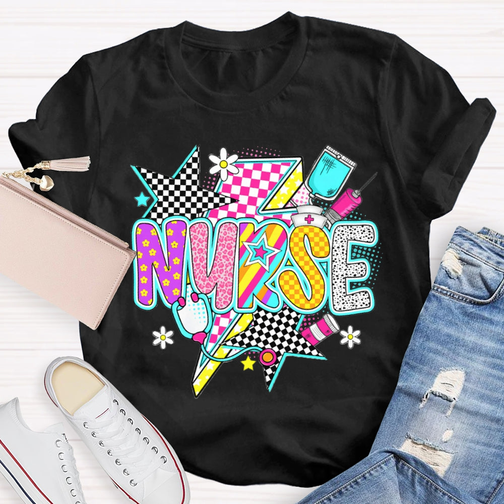 School Nurse Shine Like A Star T-shirt