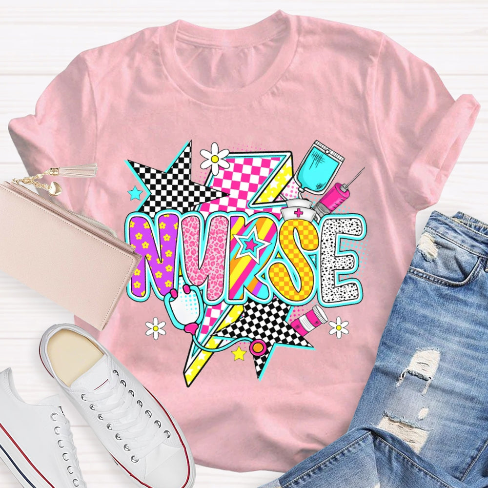 School Nurse Shine Like A Star T-shirt