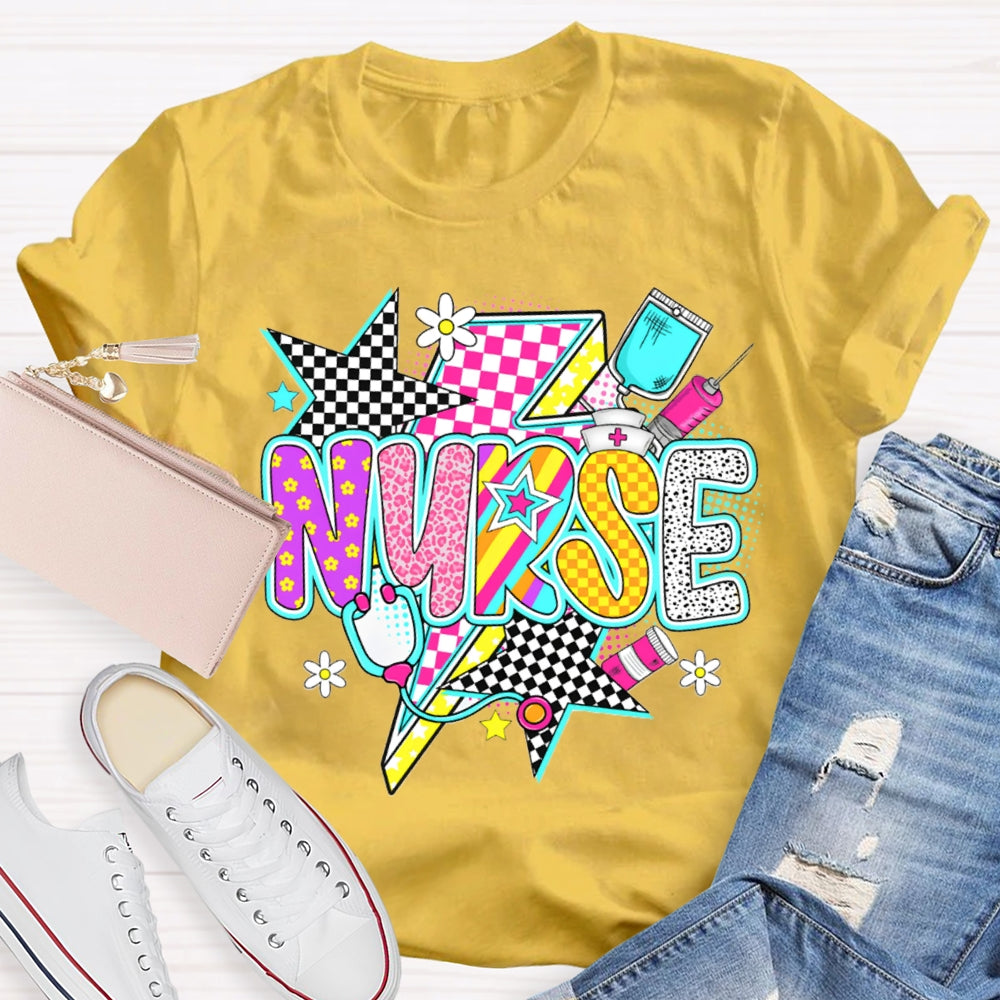 School Nurse Shine Like A Star T-shirt