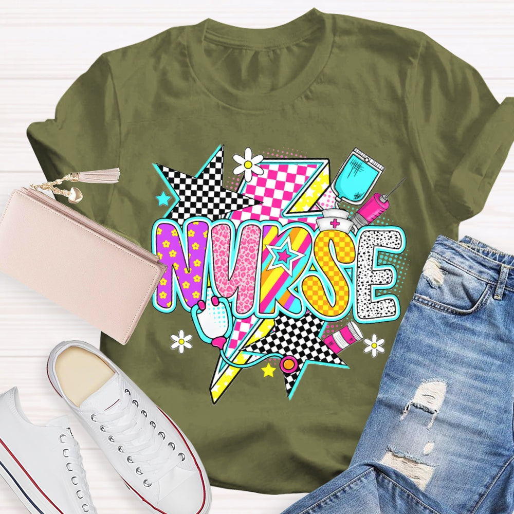 School Nurse Shine Like A Star T-shirt