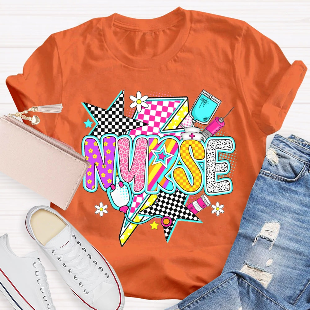 School Nurse Shine Like A Star T-shirt