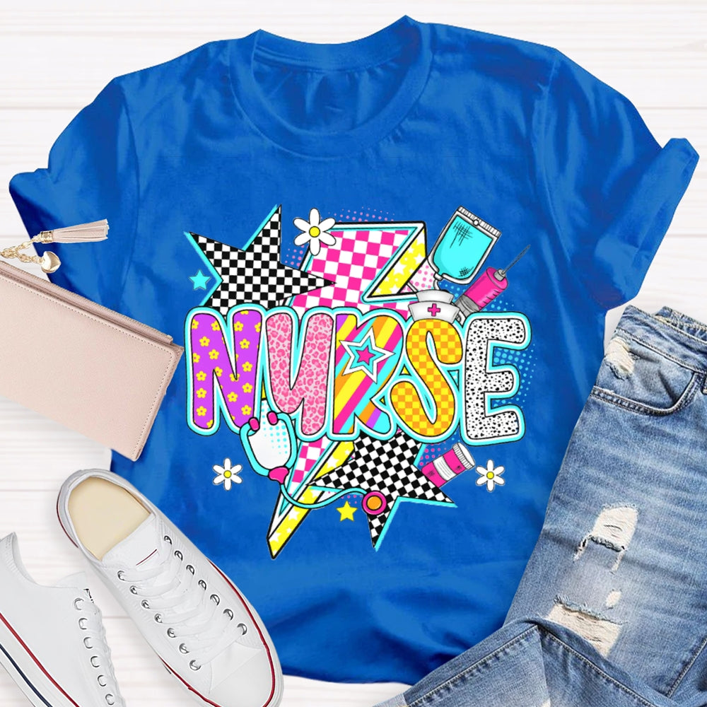 School Nurse Shine Like A Star T-shirt