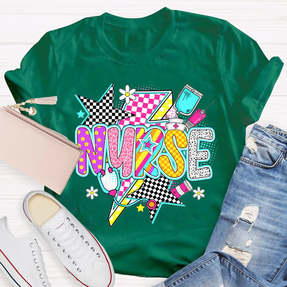 School Nurse Shine Like A Star T-shirt