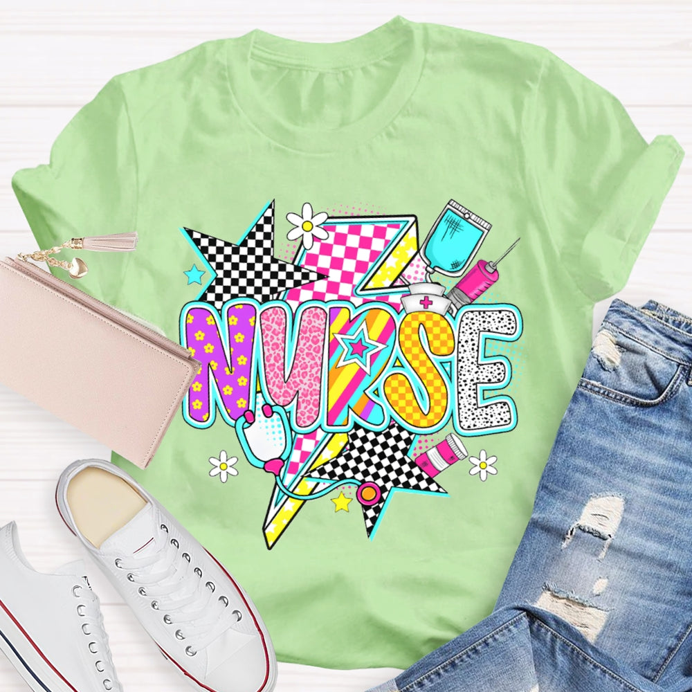 School Nurse Shine Like A Star T-shirt