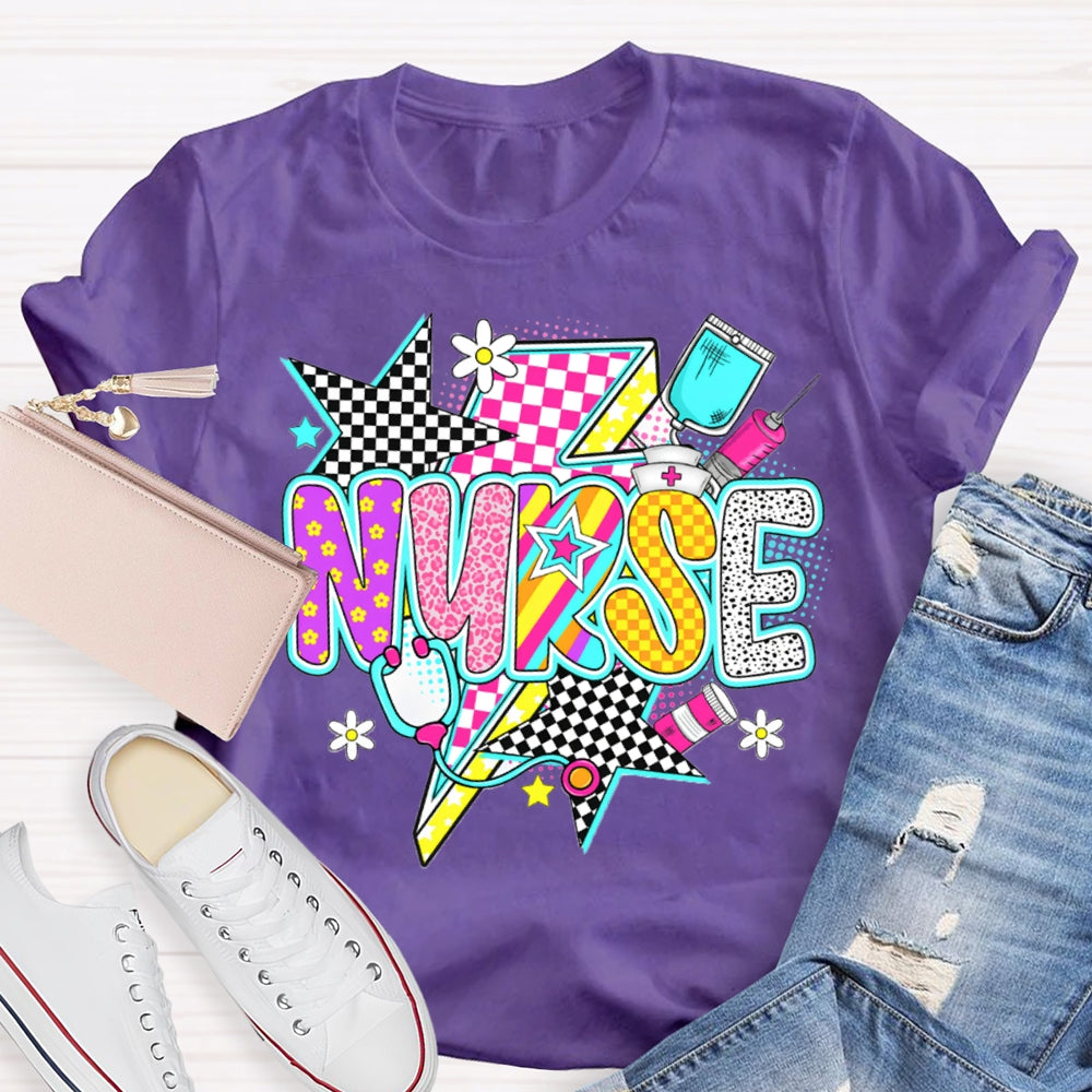 School Nurse Shine Like A Star T-shirt
