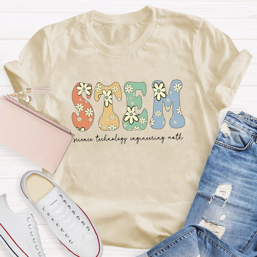 Science Technology Engineering Math STEM Shirt