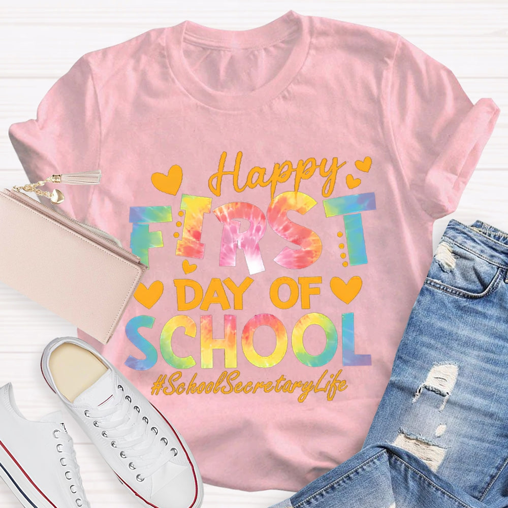 Personalized Your School Title Back To School T-Shirt