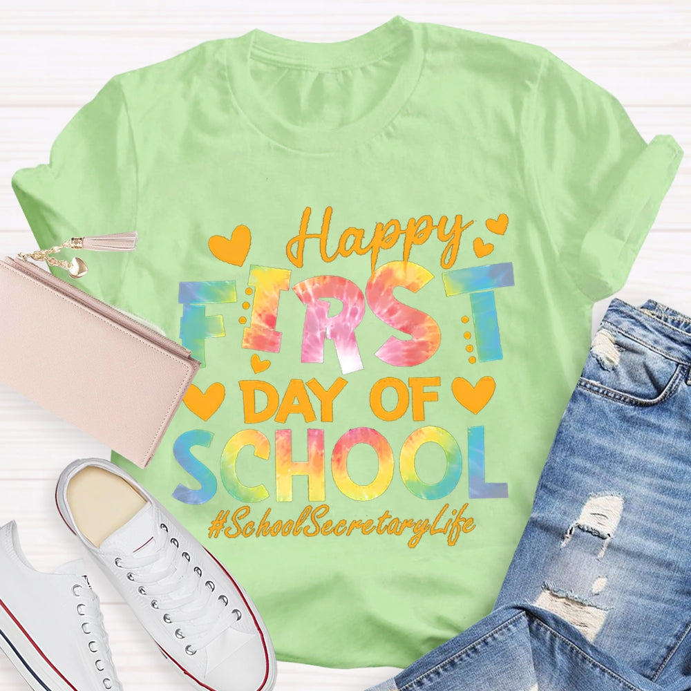 Personalized Your School Title Back To School T-Shirt