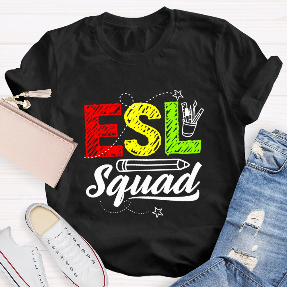 ESL Squad Pen Holder T-shirt