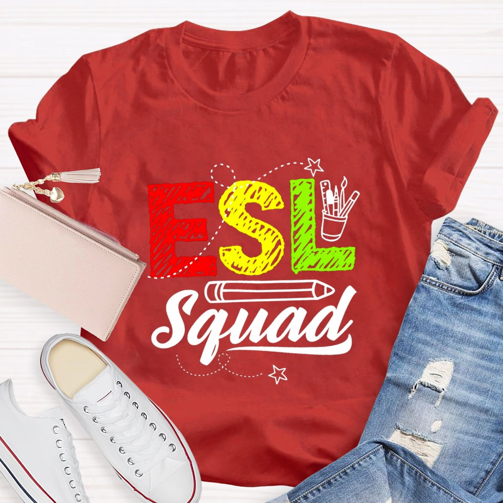 ESL Squad Pen Holder T-shirt