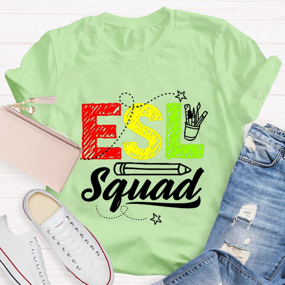ESL Squad Pen Holder T-shirt