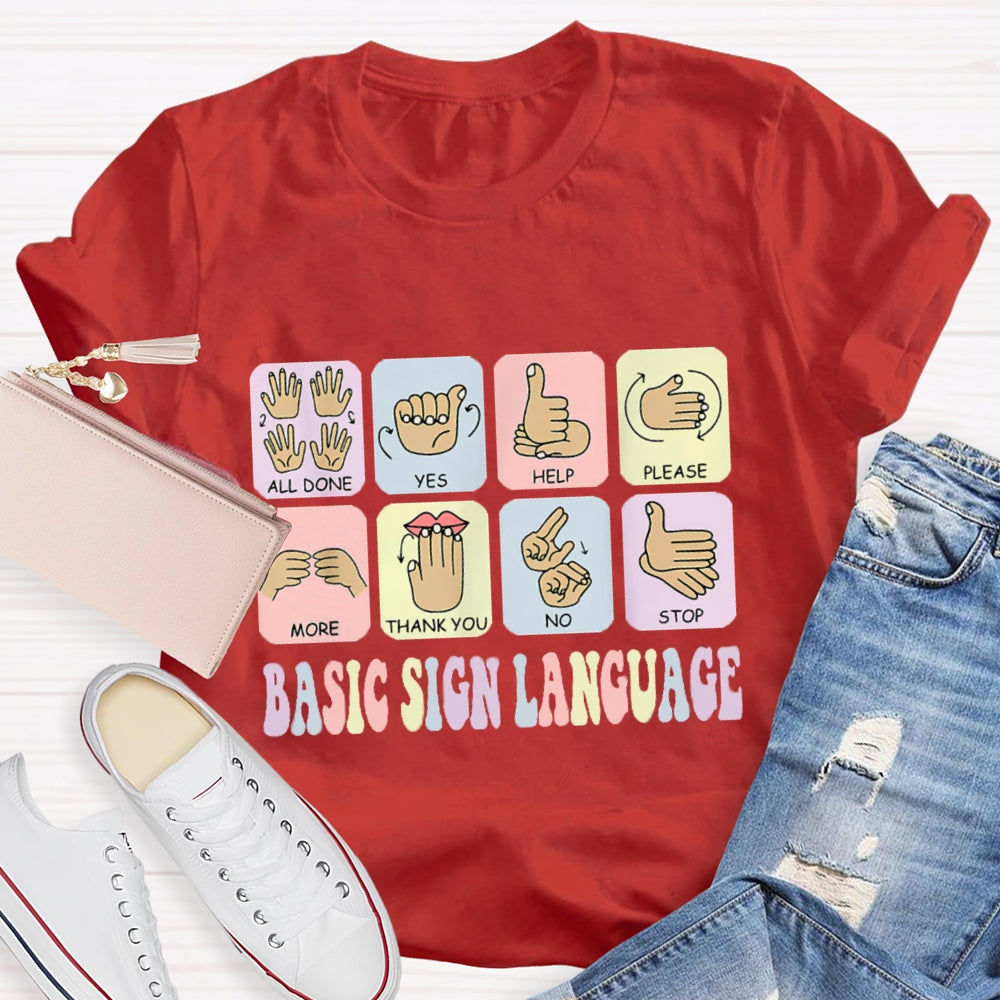 Basic Sign Language T-shirt