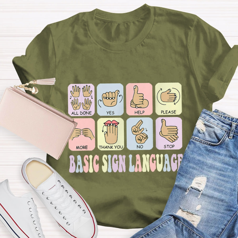 Basic Sign Language T-shirt