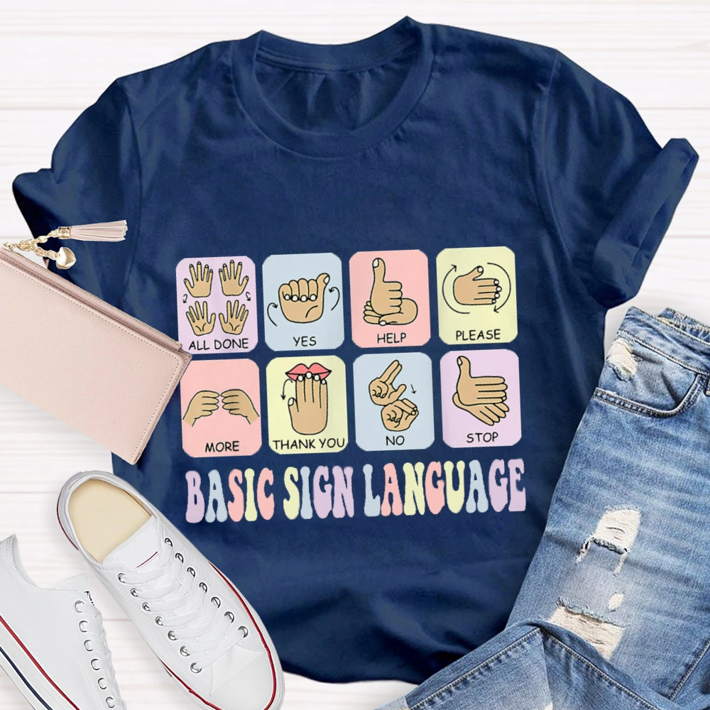 Basic Sign Language T-shirt