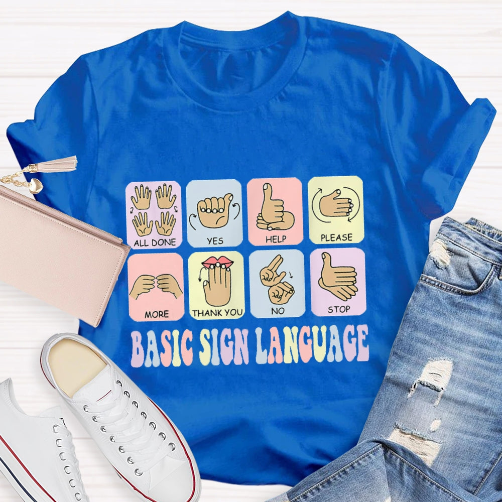 Basic Sign Language T-shirt