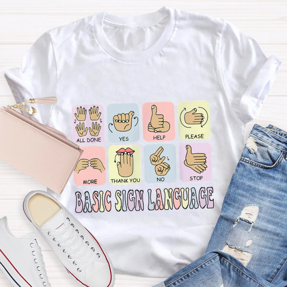 Basic Sign Language T-shirt