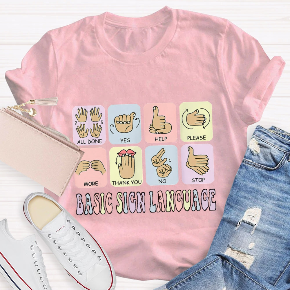 Basic Sign Language T-shirt