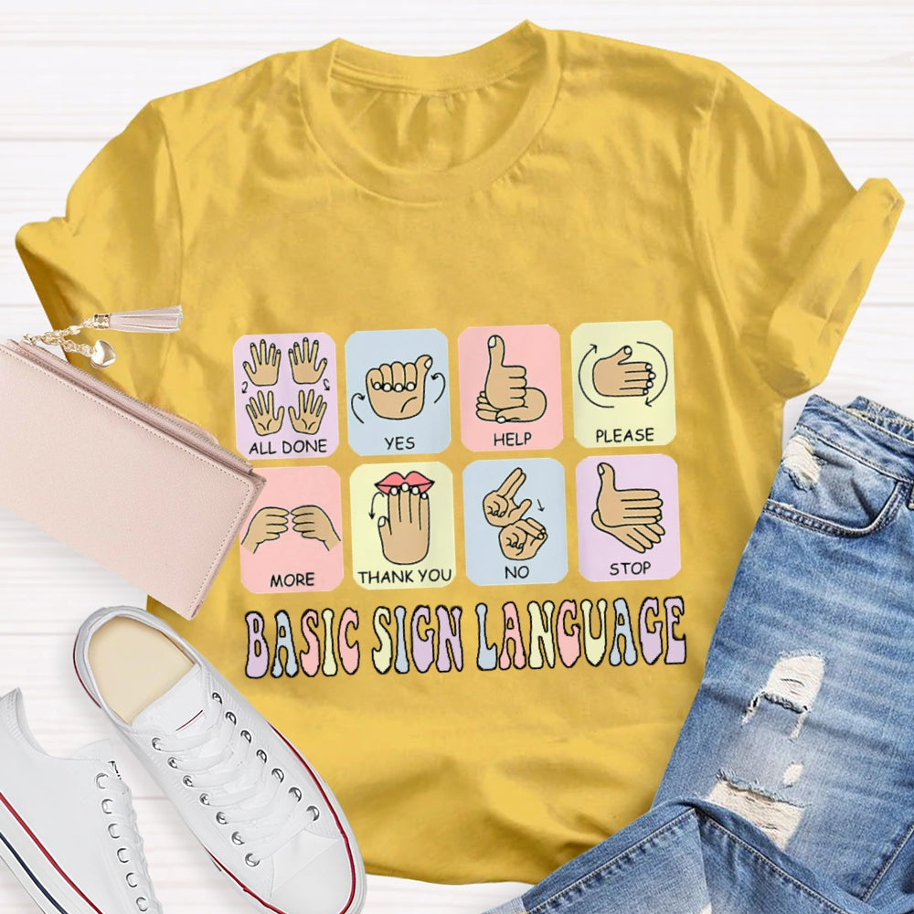 Basic Sign Language T-shirt