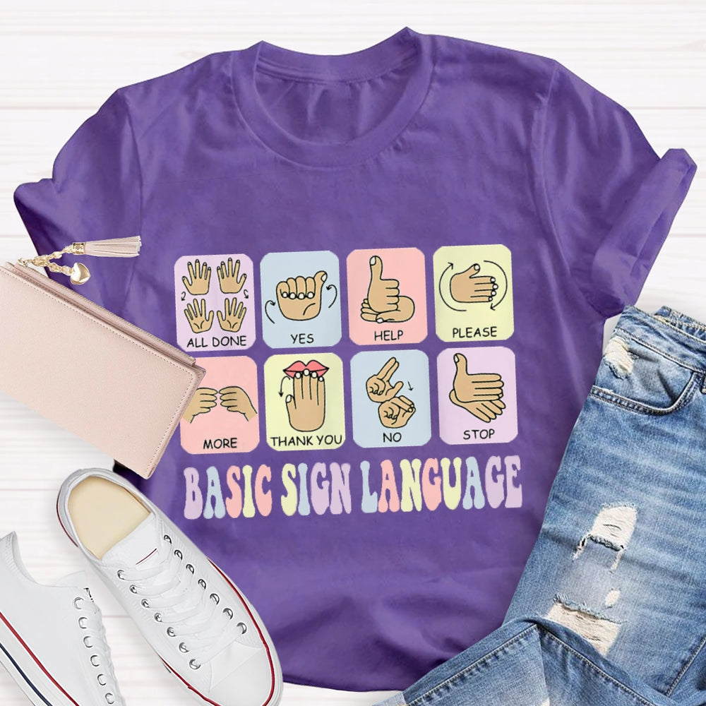 Basic Sign Language T-shirt