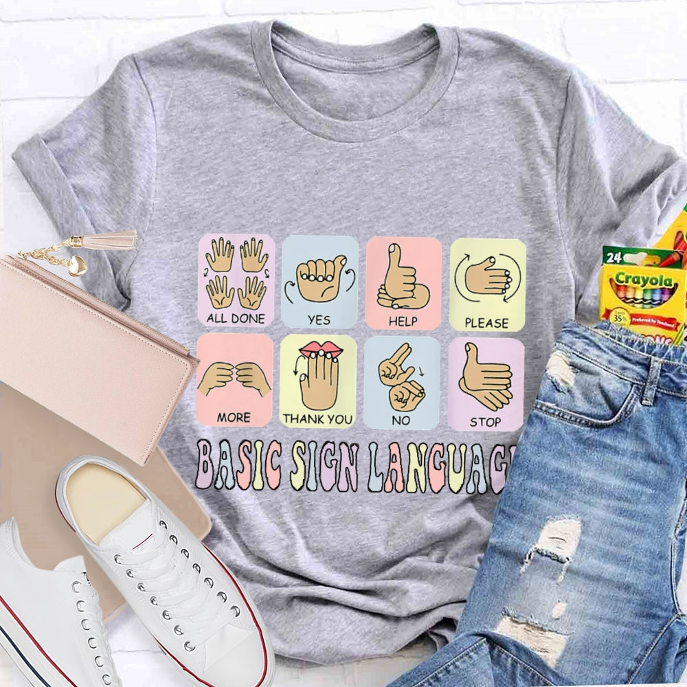 Basic Sign Language T-shirt