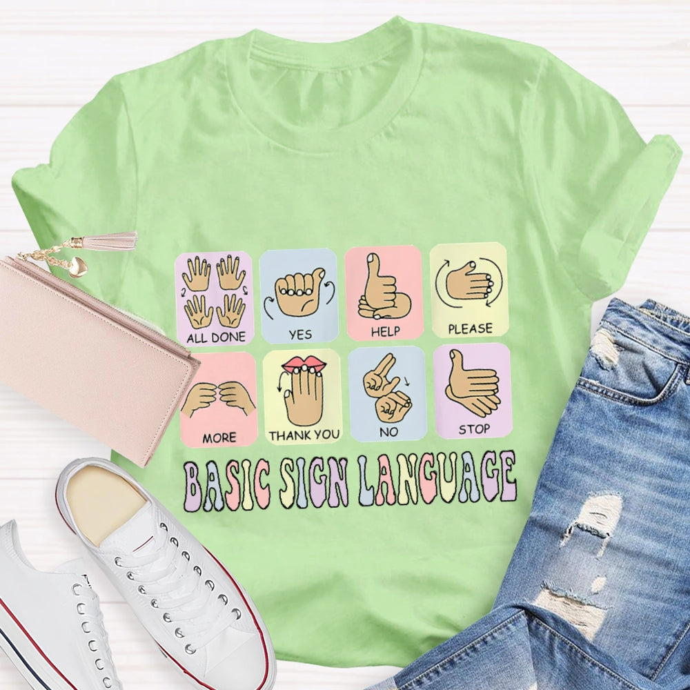 Basic Sign Language T-shirt