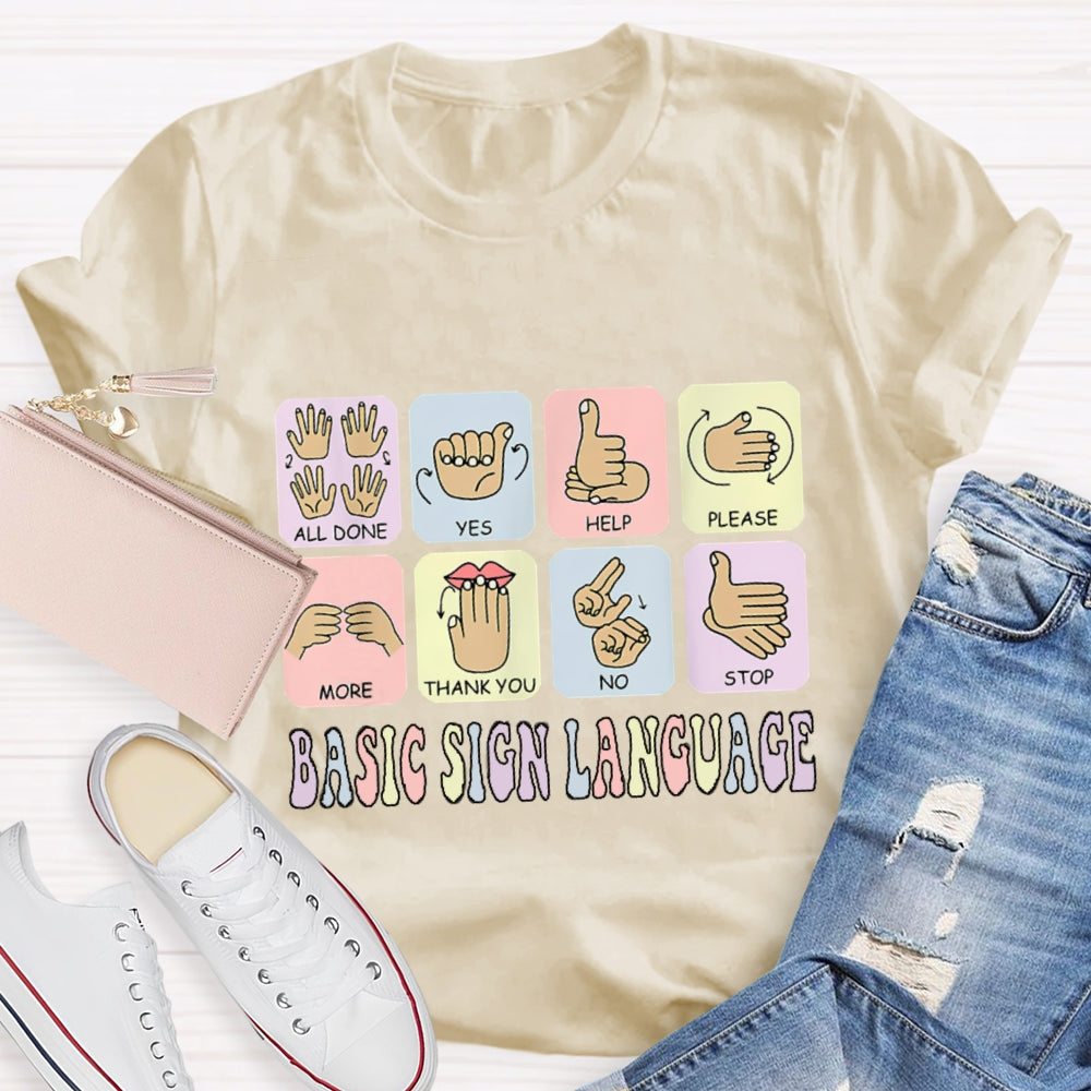 Basic Sign Language T-shirt