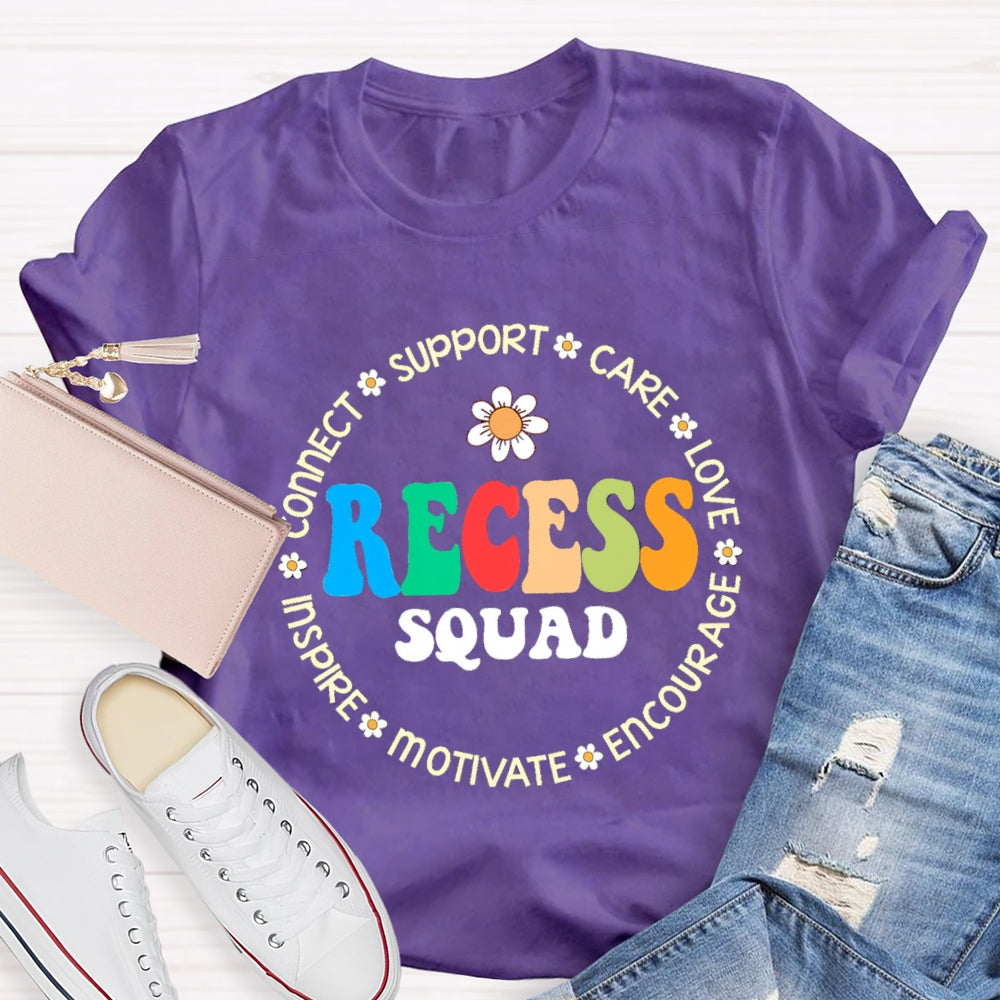 Recess Squad Funny Recess Quotes T-shirt
