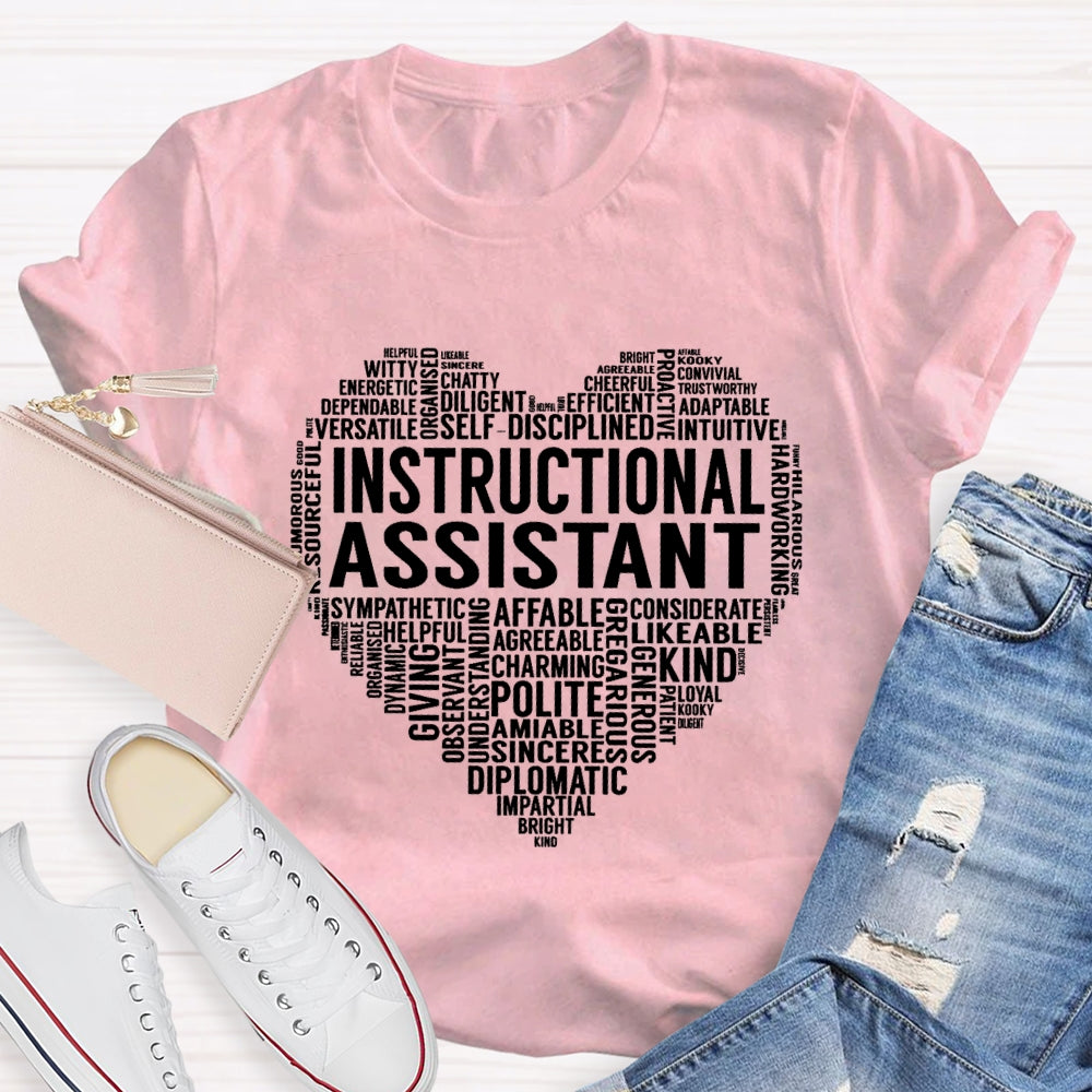 Instructional  Assistant Make School Possible T-Shirt