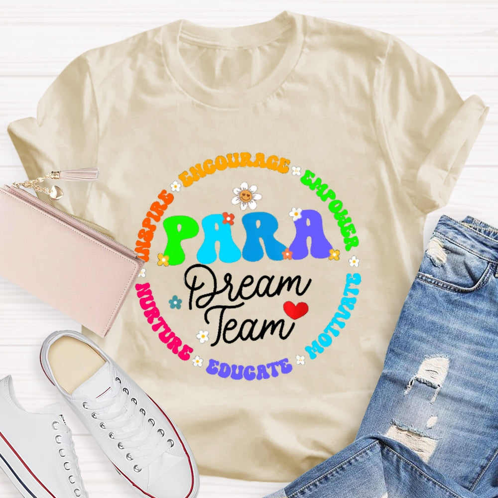 Para Dream Team Inspire Encourage T-Shirt
